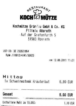 mren Höffner Kochmütze Restaurant